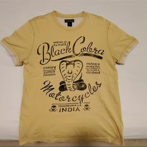 Lucky Brand Black Cobra Vintage Tee